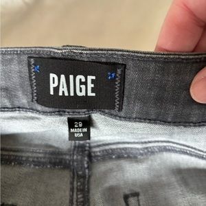 PAIGE skinny grey jeans - great for the fall
